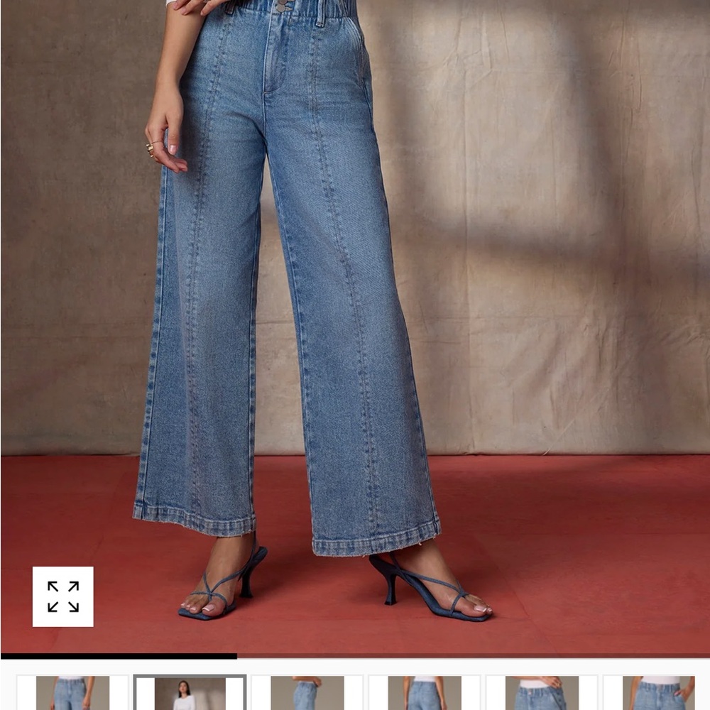 Wit & Wisdom Light Blue Flare Emma Jeans